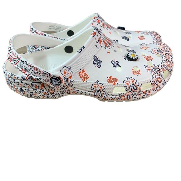 CROCS Shoes Crocs Womens Classic Americana Paisley Clogs Crocs Poshmark